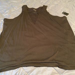 Torrid size 5 slashed tank top NWT